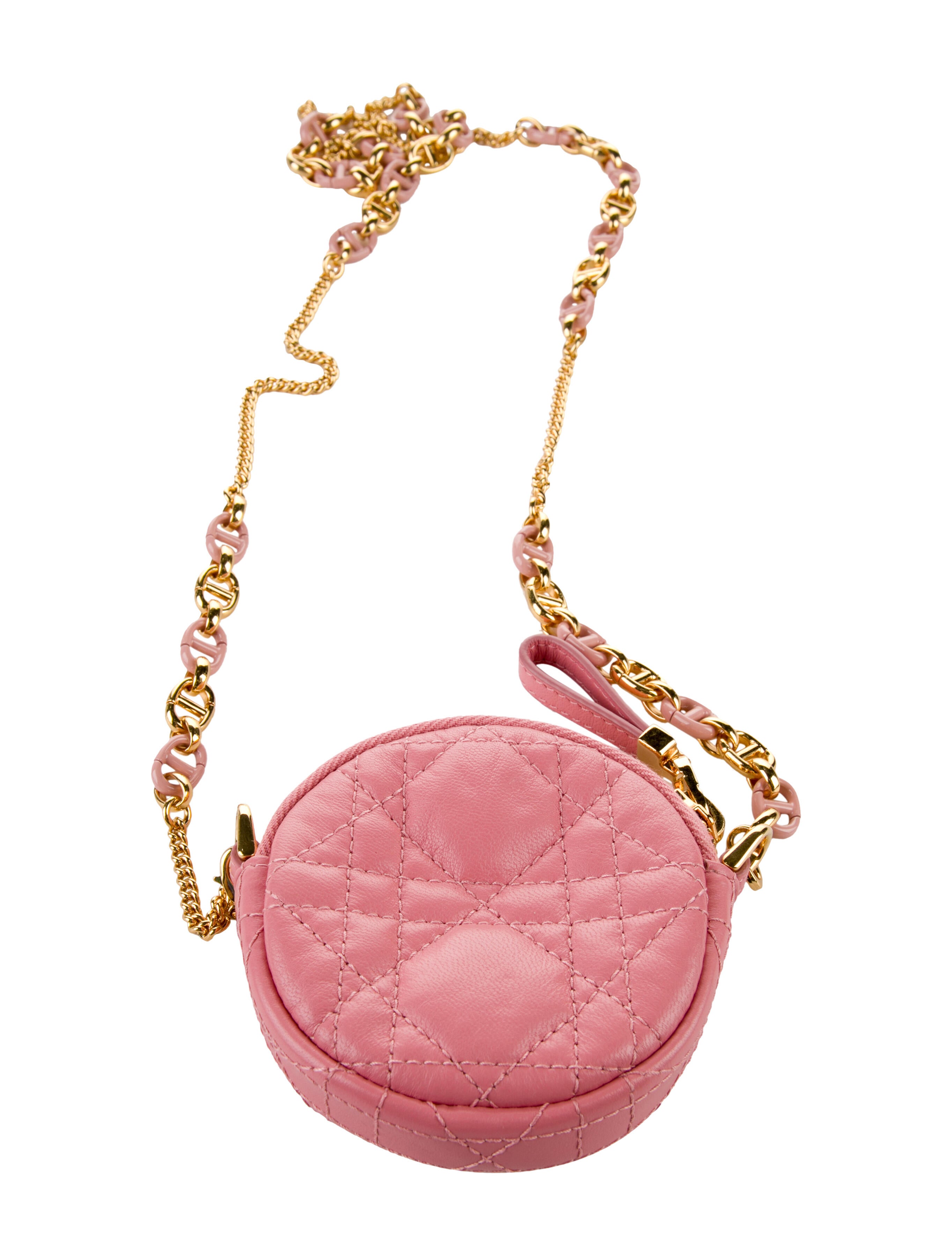 Christian Dior Lambskin Caro Pouch