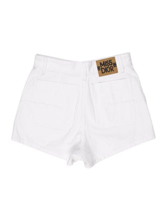 Christian Dior Graphic Print Mini Shorts