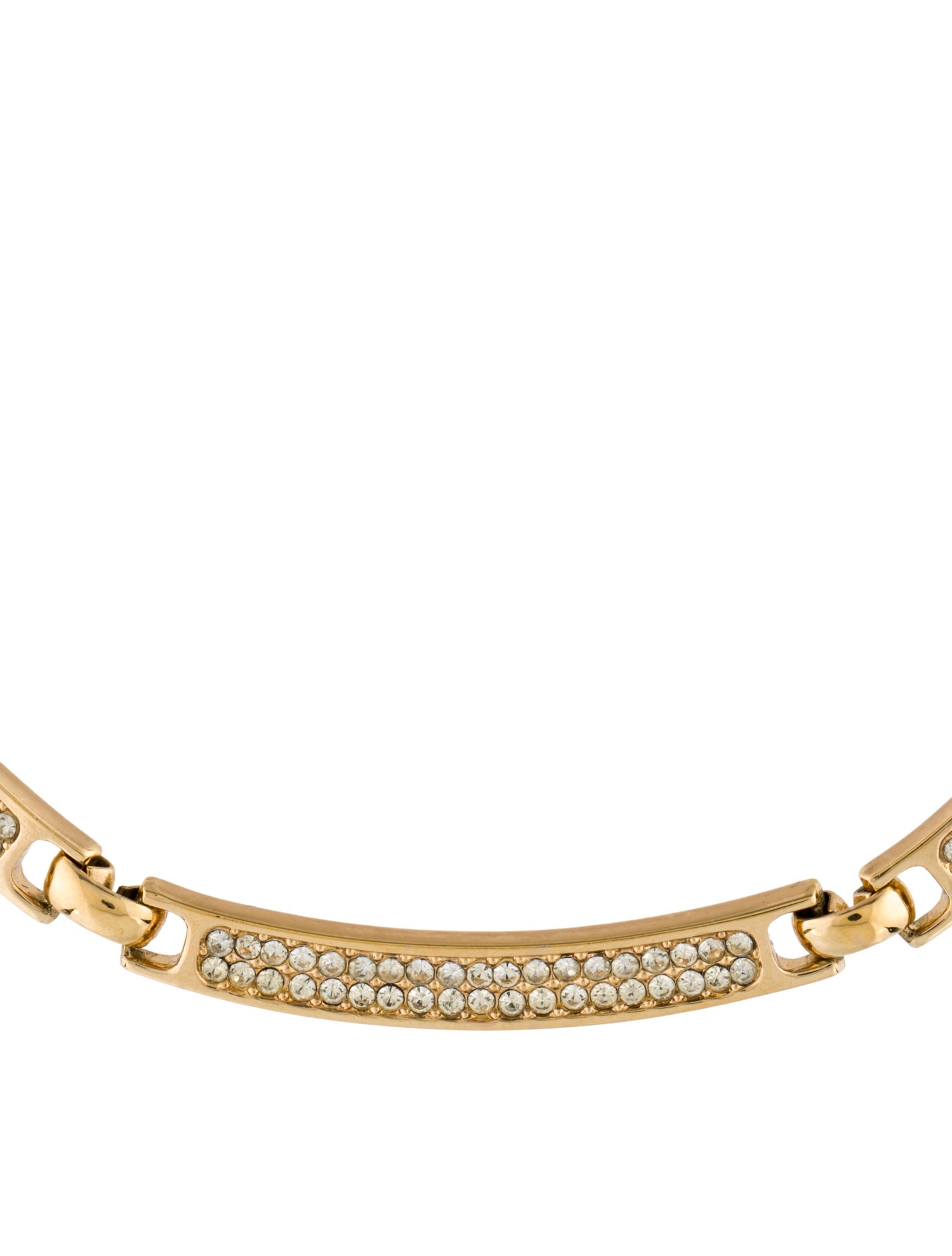 Christian Dior Crystal Vintage Choker Necklace