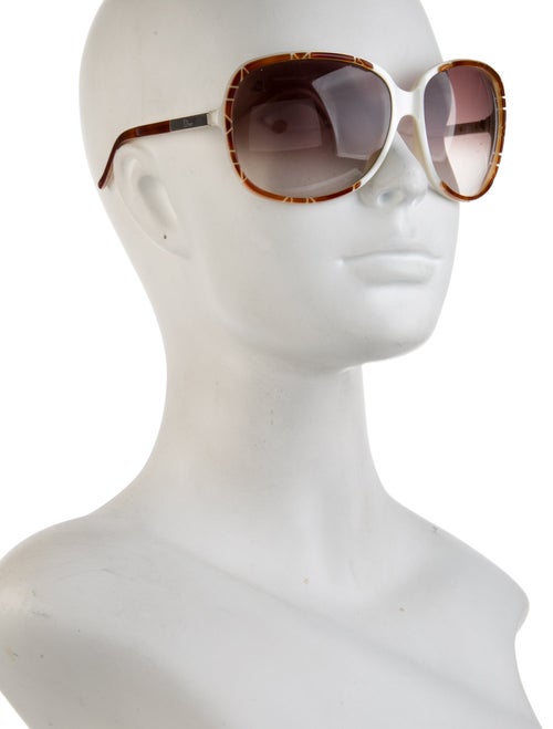 Christian Dior Cannage Pattern Oversize Sunglasses
