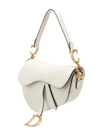 Christian Dior Leather Saddle Medium