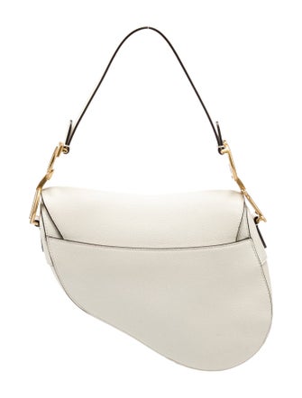 Christian Dior Leather Saddle Medium