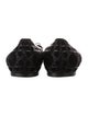 Christian Dior Cannage Pattern Suede Ballet Flats