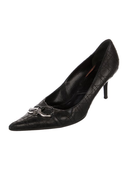 Christian Dior Cannage Pattern Leather Pumps