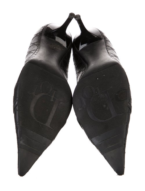 Christian Dior Cannage Pattern Leather Pumps