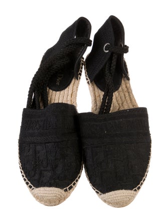 Christian Dior Tassel Accents Espadrilles