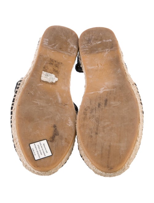 Christian Dior Tassel Accents Espadrilles