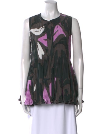 Christian Dior Silk Printed Blouse