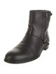 Christian Dior Cannage Pattern Leather Moto Boots
