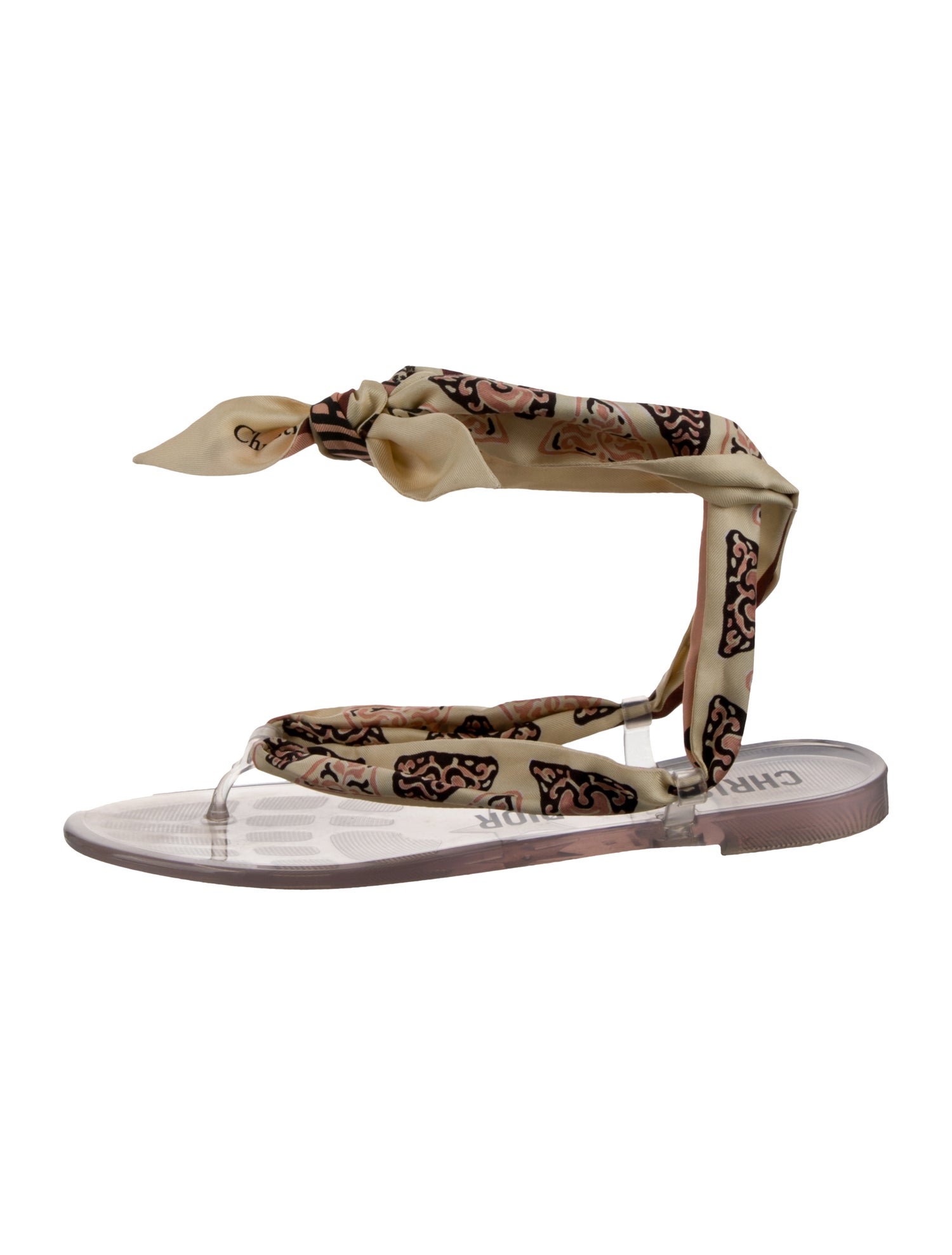 Christian Dior PVC Printed Sandals