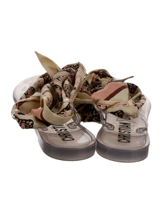 Christian Dior PVC Printed Sandals