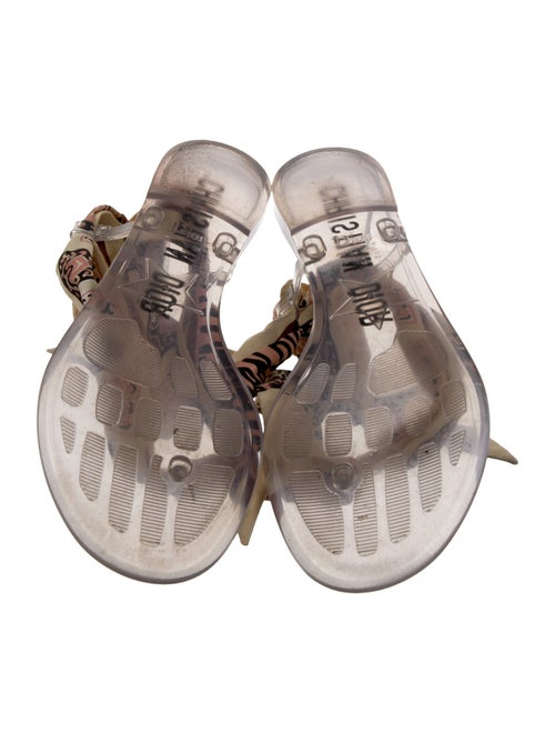 Christian Dior PVC Printed Sandals