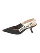 Christian Dior Printed Slingback Pumps