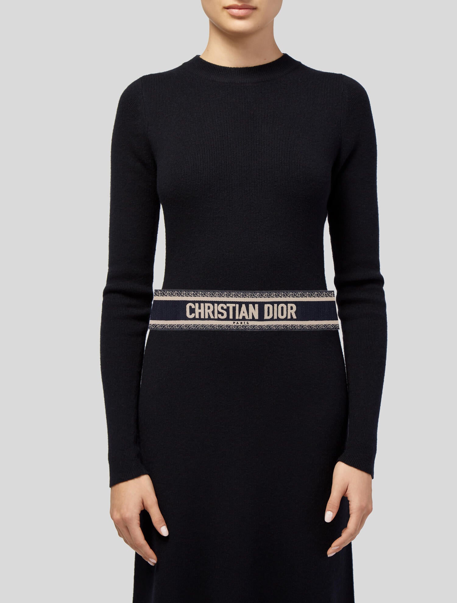 Christian Dior Wide Canvas Belt