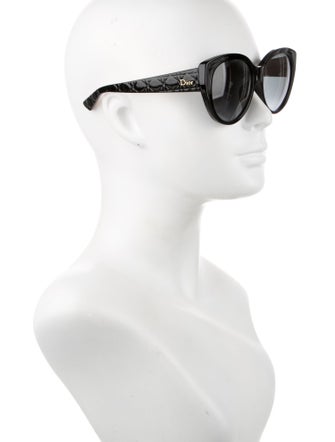Christian Dior DiorLady Cannage Pattern Sunglasses