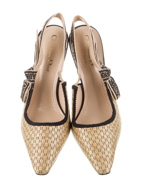 Christian Dior Printed Slingback Pumps