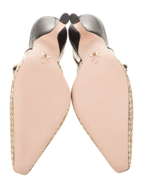 Christian Dior Printed Slingback Pumps