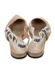Christian Dior Printed Slingback Flats