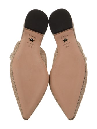 Christian Dior Printed Slingback Flats
