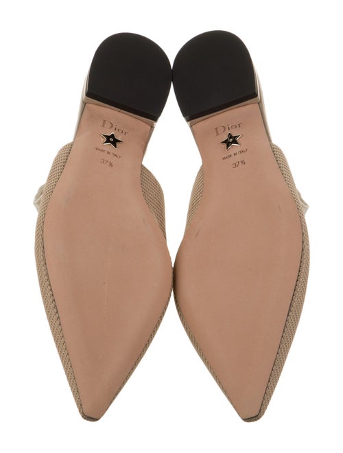 Christian Dior Printed Slingback Flats