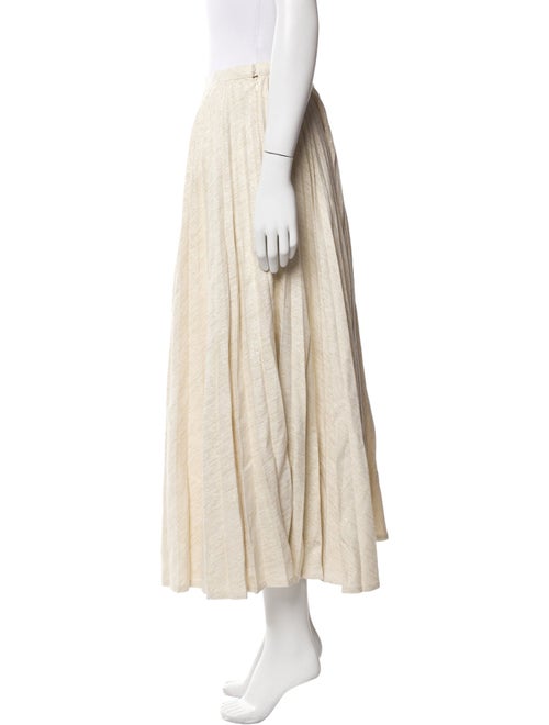 Christian Dior Pleated Accents Midi Length Skirt