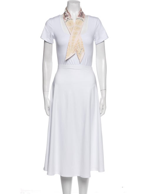 Christian Dior Silk Diorissimo Pattern Scarf