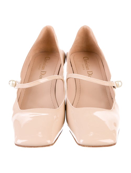 Christian Dior Patent Leather Studded Accents Pumps