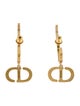 Christian Dior Crystal 30 Montaigne Drop Earrings