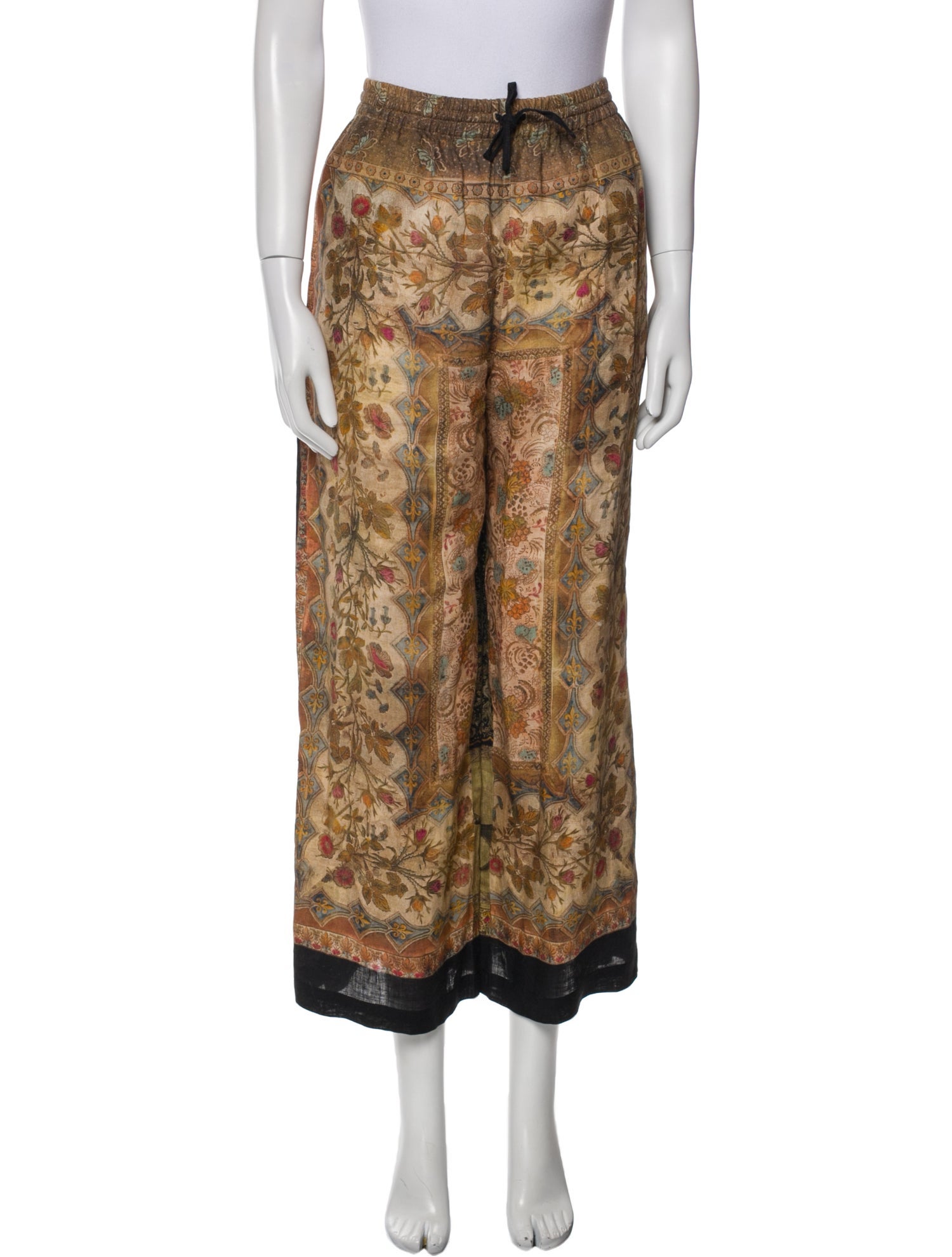 Christian Dior Linen Wide Leg Pants