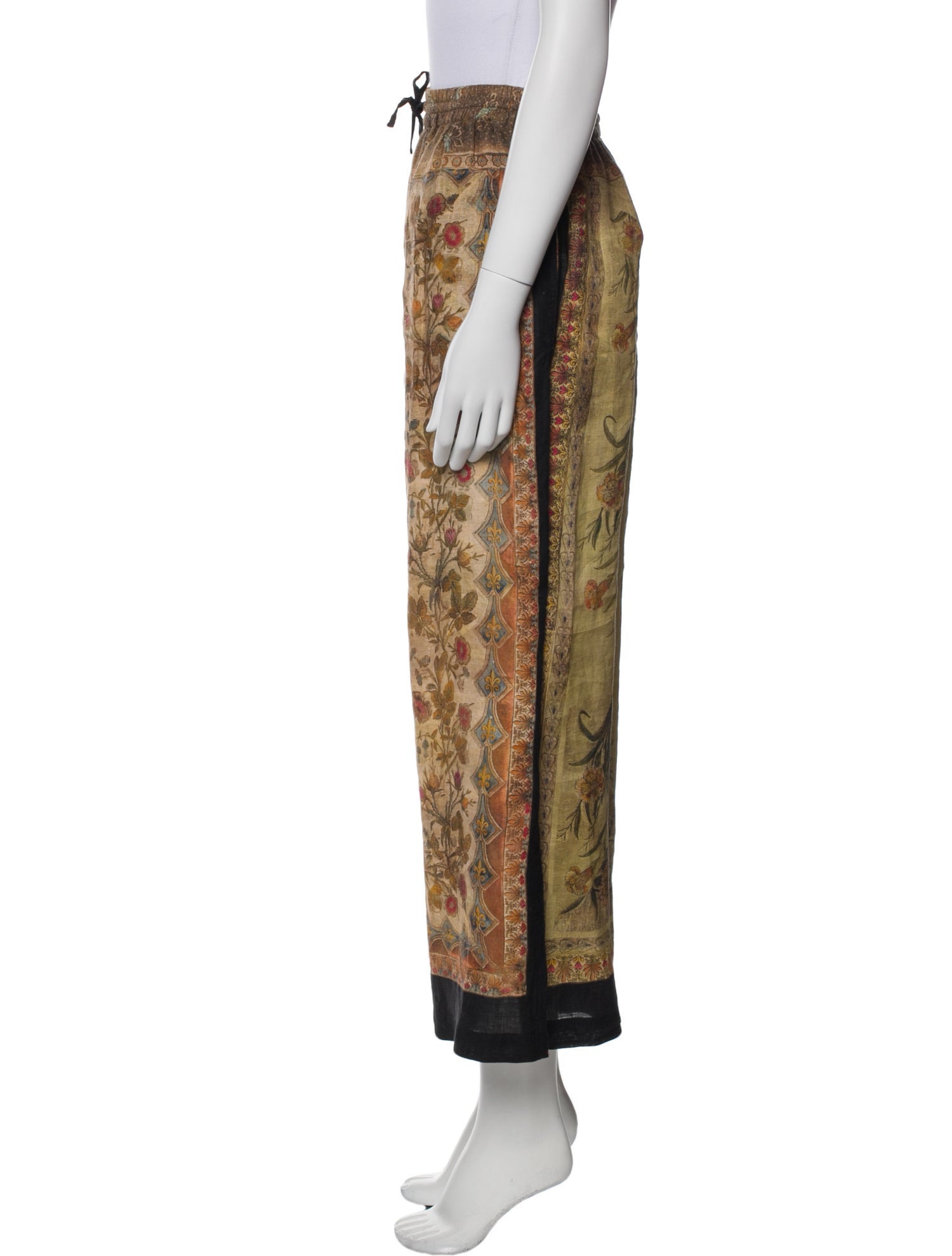 Christian Dior Linen Wide Leg Pants