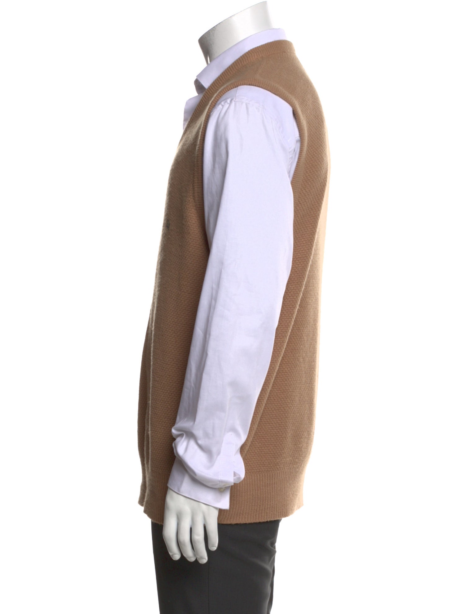 Christian Dior V-Neck Sleeveless Sweater Vest