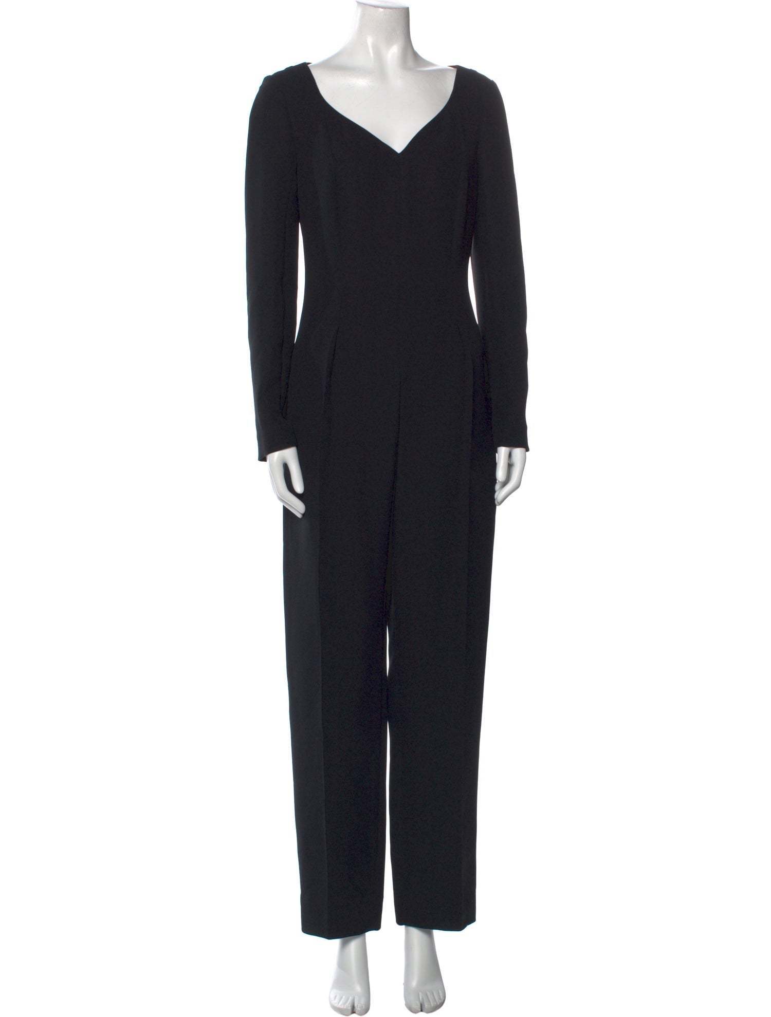 Christian Dior Silk V-Neck Jumpsuit