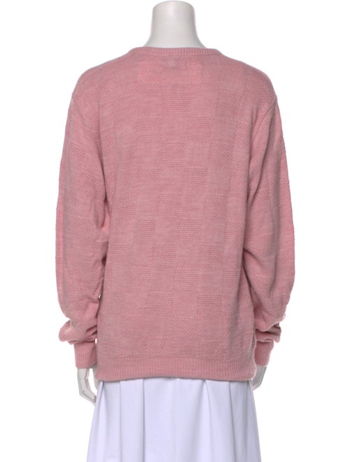 Christian Dior V-Neck Long Sleeve Pullover