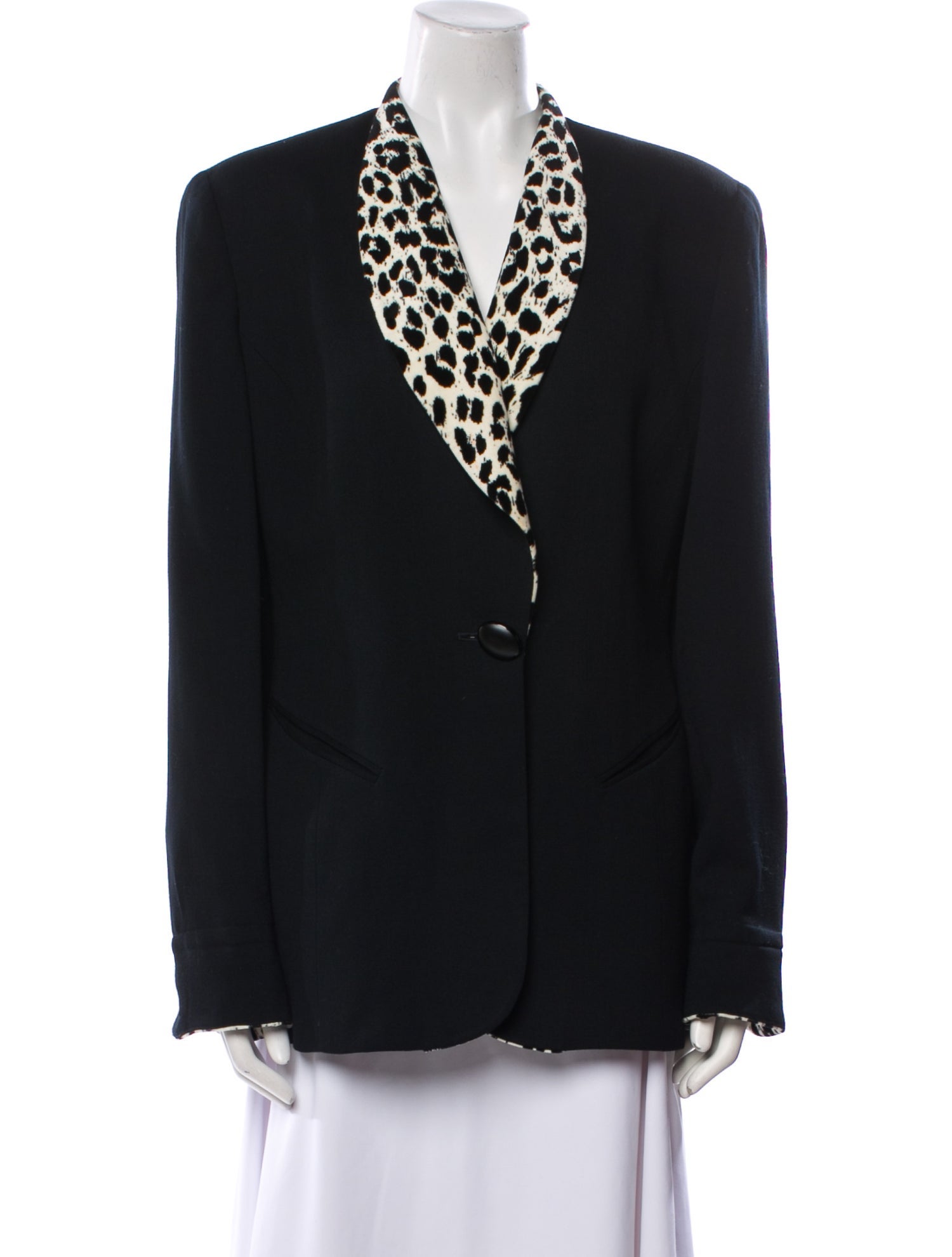 Christian Dior Wool Animal Print Jacket