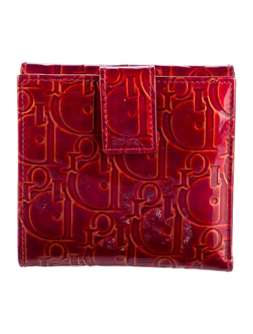 Christian Dior 2001 Diorissimo Pattern Compact Wallet