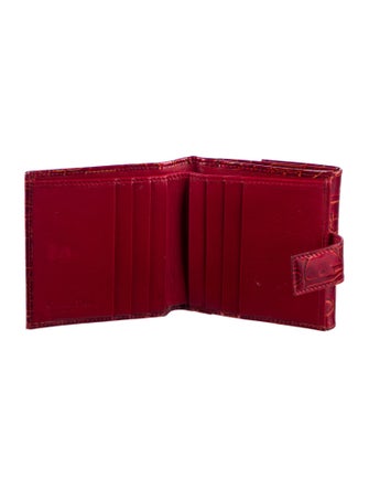 Christian Dior 2001 Diorissimo Pattern Compact Wallet