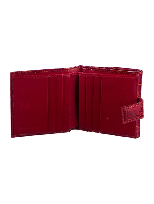 Christian Dior 2001 Diorissimo Pattern Compact Wallet