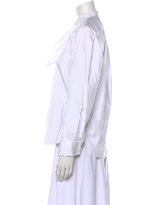 Christian Dior 2023 Mock Neck Button-Up Top