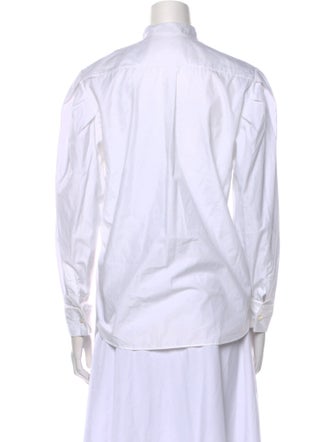 Christian Dior 2023 Mock Neck Button-Up Top