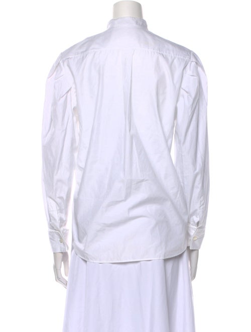 Christian Dior 2023 Mock Neck Button-Up Top