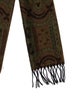 Christian Dior Acrylic Paisley Print Scarf