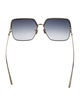 Christian Dior Oversize Gradient Sunglasses