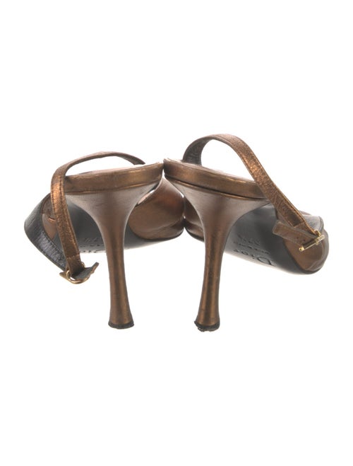 Christian Dior Leather Slingback Sandals