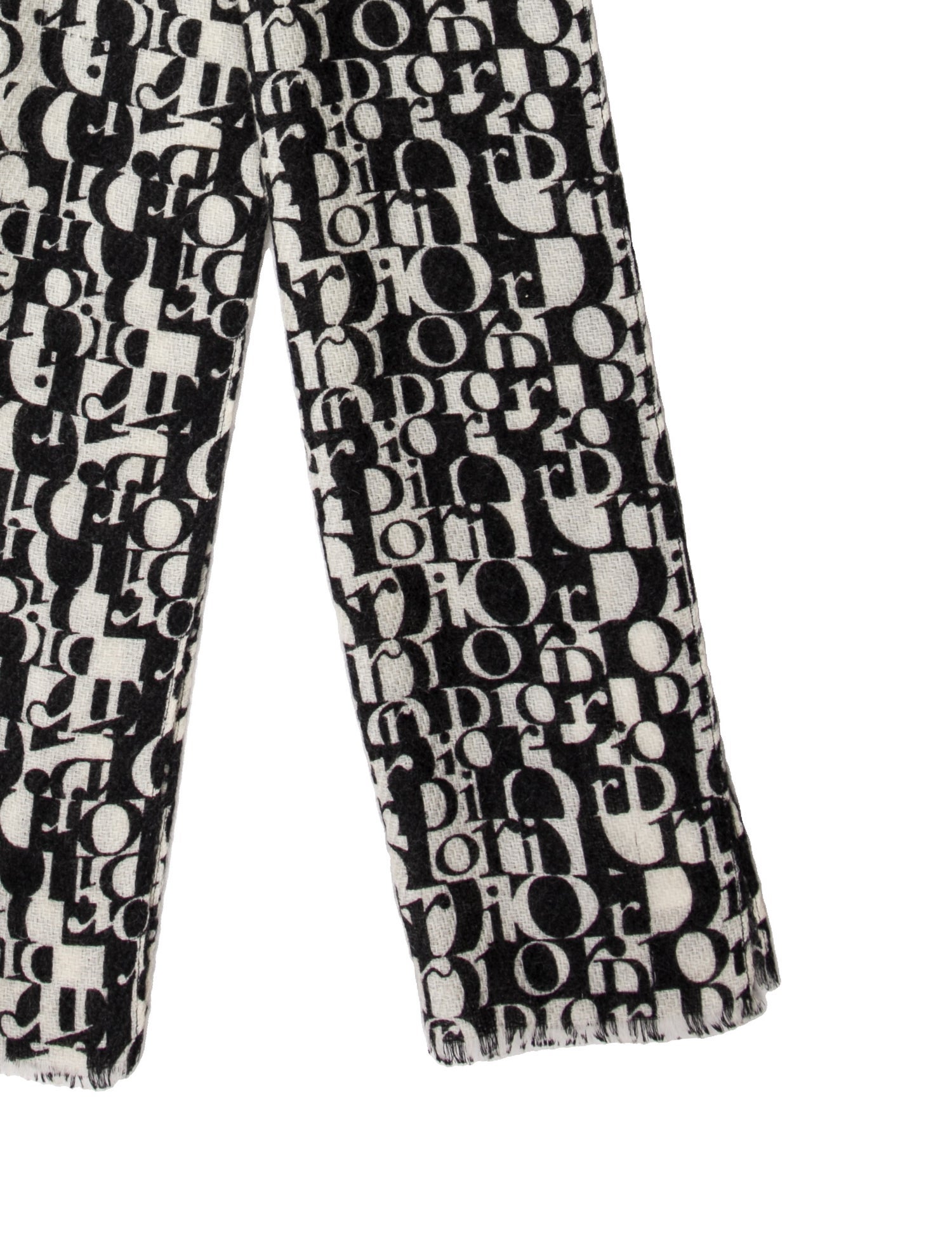 Christian Dior Mohair Printed Scarf