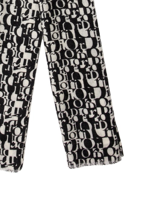 Christian Dior Mohair Printed Scarf