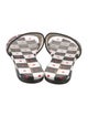 Christian Dior Printed Embroidered Accent Slides