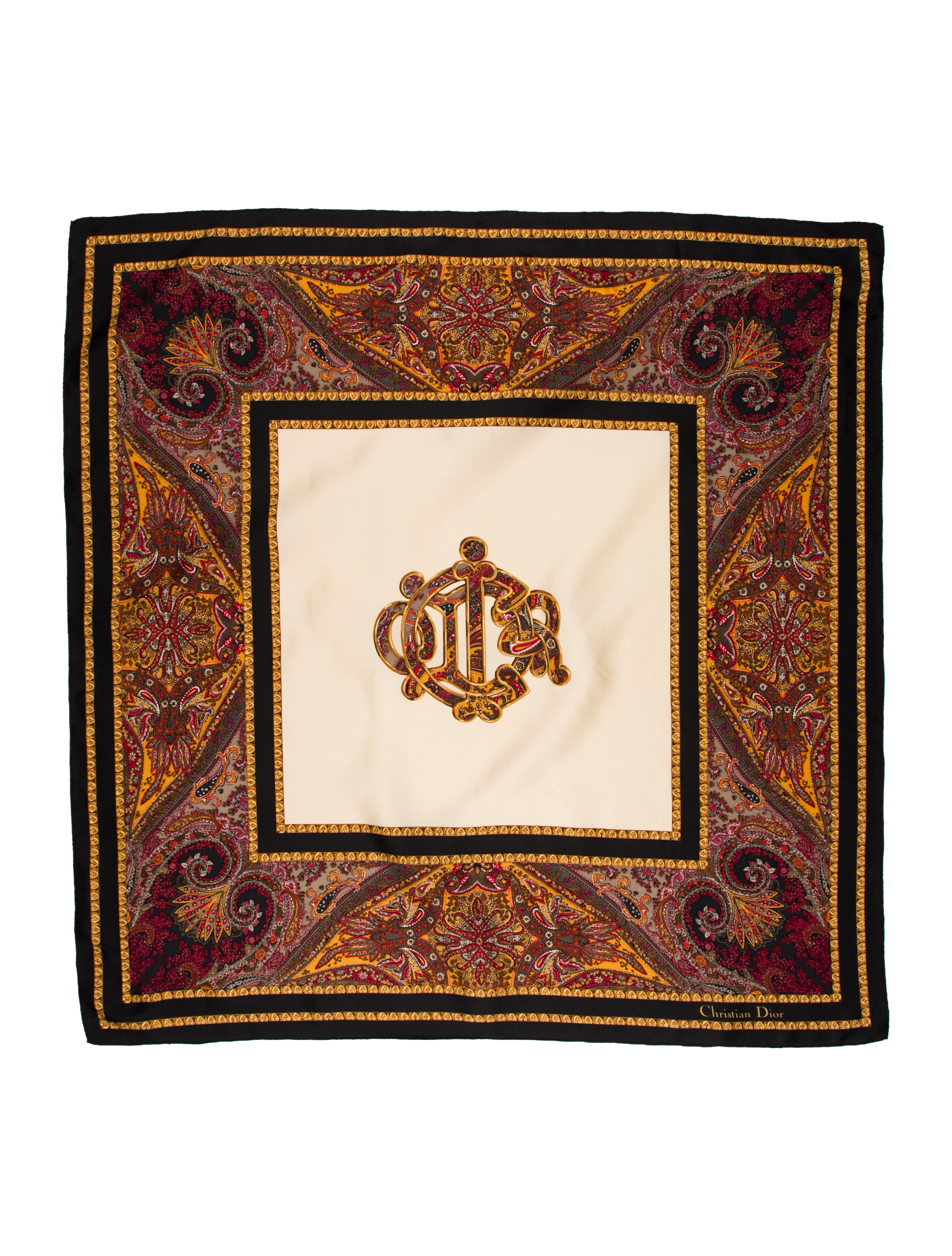 Christian Dior Silk Vintage Scarf