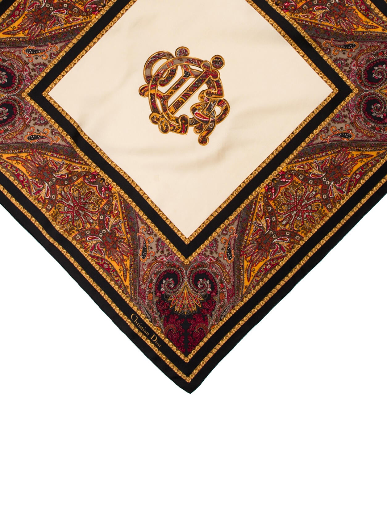 Christian Dior Silk Vintage Scarf