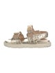 Christian Dior Cannage Pattern Leather Sandals