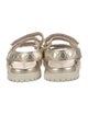 Christian Dior Cannage Pattern Leather Sandals